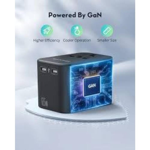 راف باور شاحن سفر - 65 واط - 2 منفذ PD - منفذ USB...