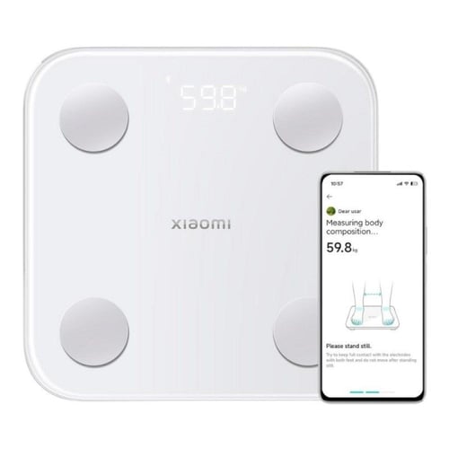 شاومي S400 ميزان لتحليل تكوين الجسم من الزجاج - أب...