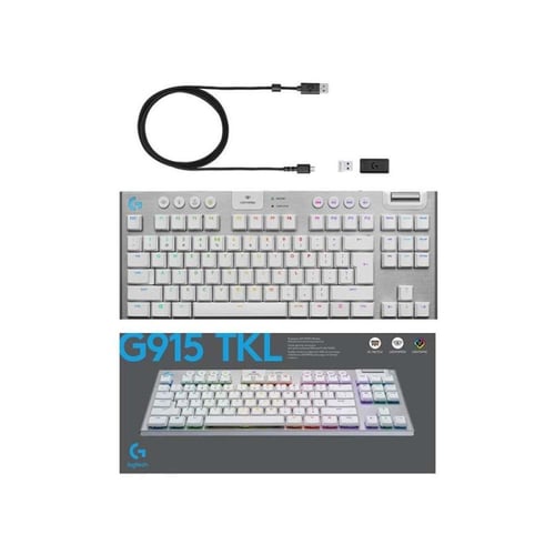 لوجيتيك لوحة مفاتيح G915 تي كيه إل ميكانيكية لاسلك...