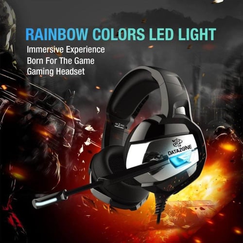 داتا زون K5 سماعات ألعاب سلكية عازلة للضجيج ومايكر...