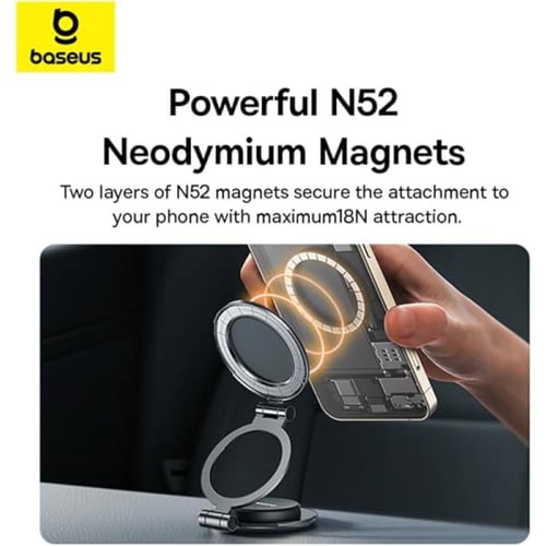 بايسوس MagPro Series II حامل موبايل مغناطيسي لاصق...