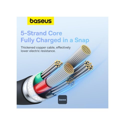 بايسوس Pudding Series كابل Type-C - Lightning يدعم...