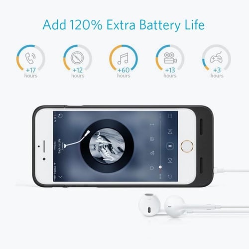 انكر باور كير شاحن محمول وغطاء حماية للآيفون 6 - 2...