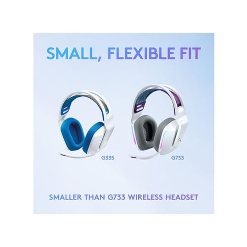 لوجيتك G335 سماعة رأس للألعاب سلكية - أبيض