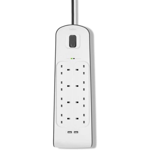 بيلكين مقبس حماية من التيار الزائد مع 10 منافذ - أ...