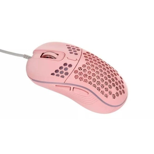 داتا زون ماوس ألعاب سلكي مع اضاءة RGB خلفية - وردي...