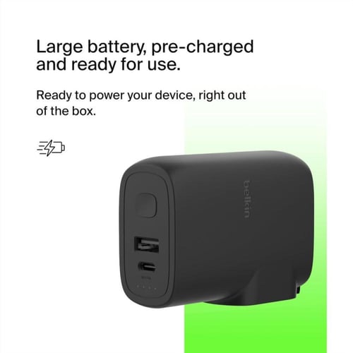 بلكين 2 في 1 باور بانك 5000 mAh + شاحن Belkin Boos...