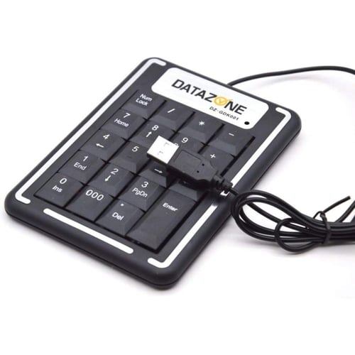 داتا زون لوحة مفاتيح رقمية صغيرة USB-C قابلة للسحب...