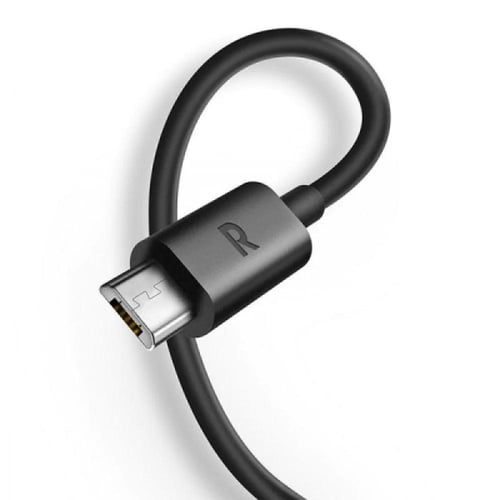 راف باور كابل USB-A إلى Micro - طول 1 متر - أسود -...
