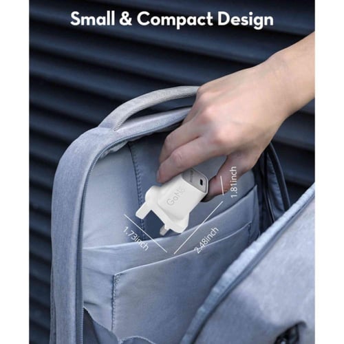 راف باور شاحن جداري - 30 واط - منفذ PD - أبيض - RP...