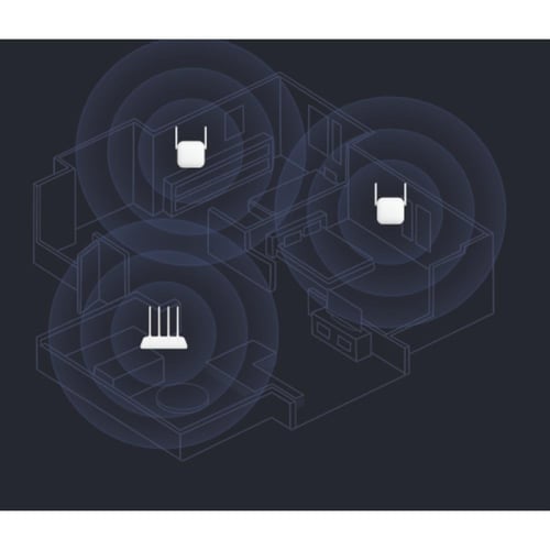شاومي جهاز مقوي شبكة الواي فاي N300 - أبيض - DVB44...