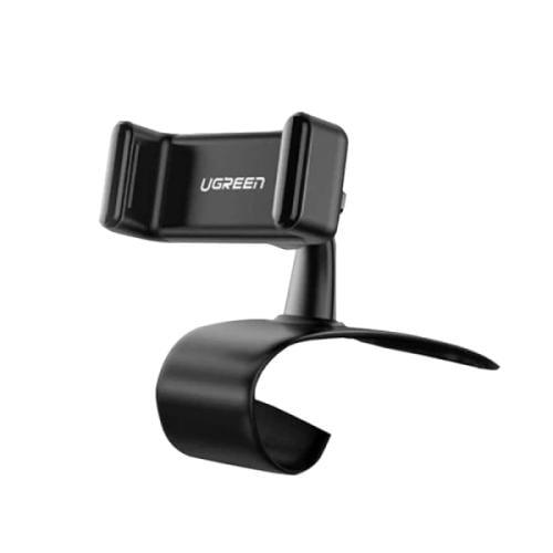 يو جرين حامل جوال على لوحة قيادة السيارة - أسود