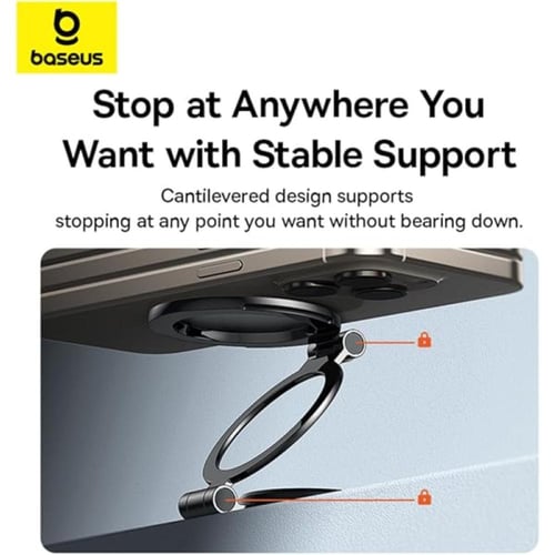 بايسوس MagPro Series II حامل موبايل مغناطيسي لاصق...