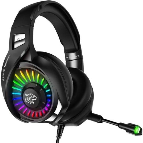 داتا زون G2100 سماعات ألعاب سلكية مزودة بضوء RGB -...