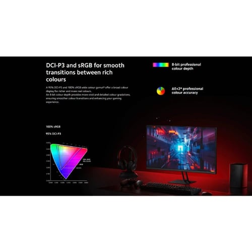 شاومي شاشة ألعاب G27Qi مقاس 27 بوصة 180 هرتز 2560x...