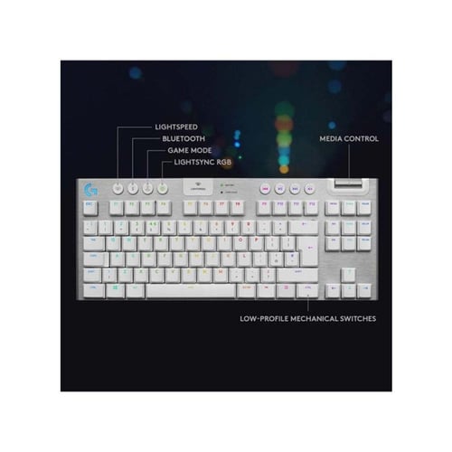 لوجيتيك لوحة مفاتيح G915 تي كيه إل ميكانيكية لاسلك...