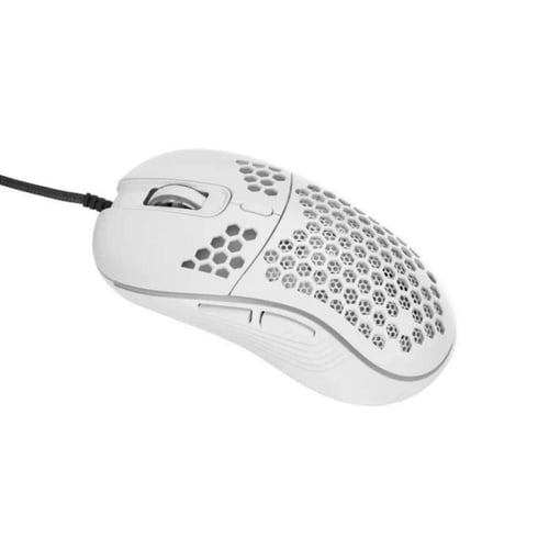 داتا زون ماوس ألعاب سلكي مع اضاءة RGB خلفية - أبيض...