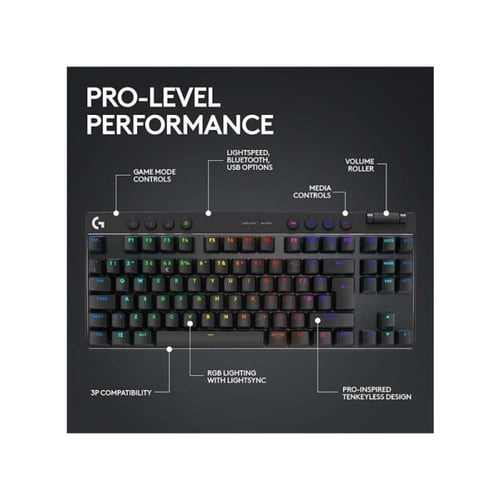 لوجيتيك لوحة مفاتيح للألعاب برو إكس تي كيه إل لايت...