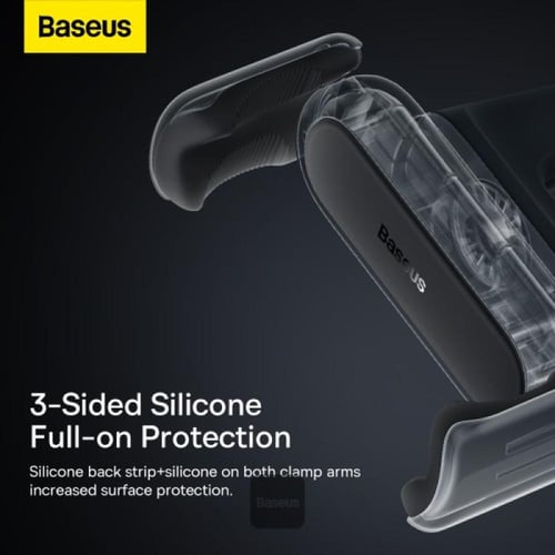 باسيوس حامل للسيارة لشبكة التهوية بذراعين - أسود