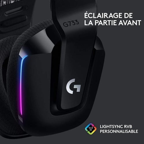 لوجيتيك لايت سبييد سماعة رأس ألعاب G733 بأضواء RGB...