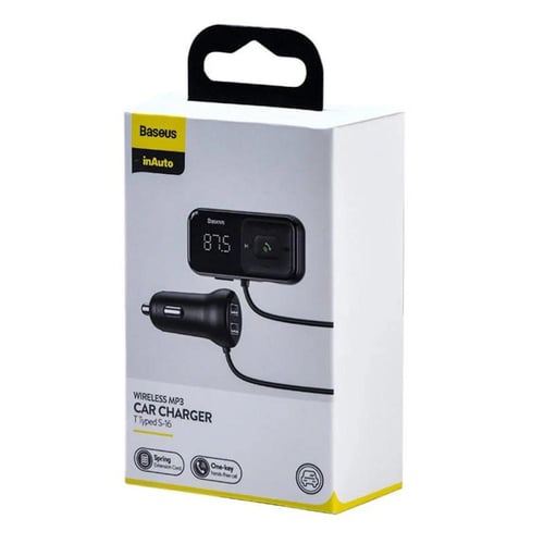 بايسوس S-16 مشغل MP3 للسيارة بتقنية البلوتوث مزود...