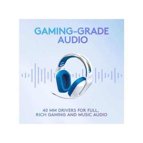 لوجيتك G335 سماعة رأس للألعاب سلكية - أبيض