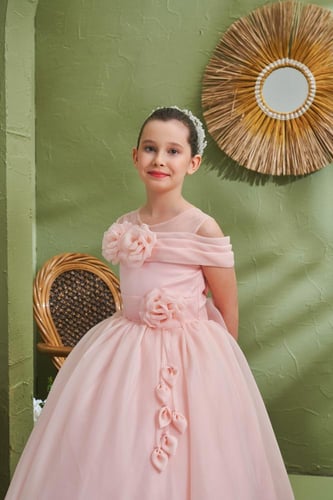 فستان بناتي من 7 سنوات الى 11 سنه