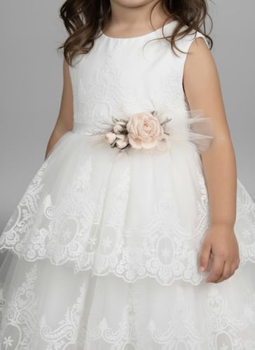 فستان دانتيل من 9 الى 36 شهر