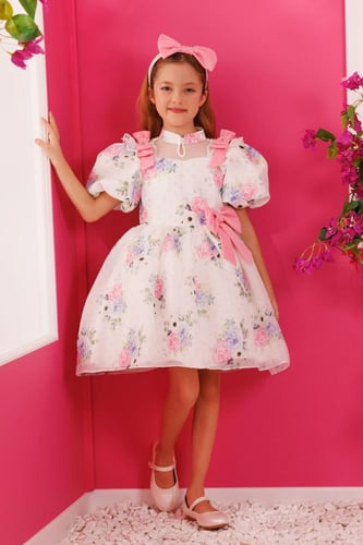 فستان تركي فرائحي 3 - 7 سنوات