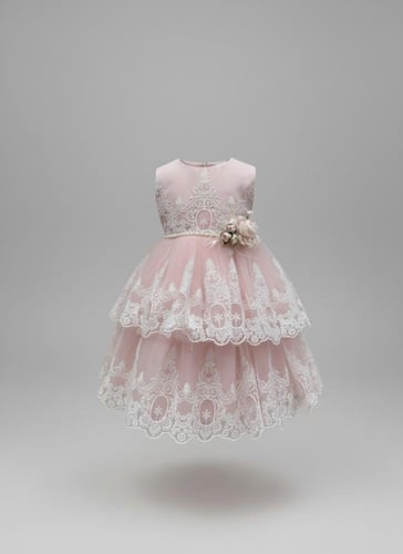 فستان دانتيل من 9 الى 36 شهر