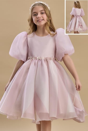 فستان اورجنزا تركي 3 - 9 سنوات