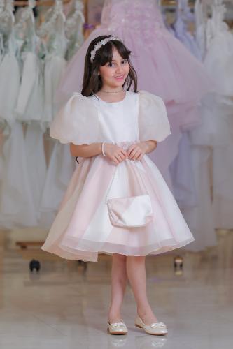 فستان اورجنزا تركي 3 - 9 سنوات