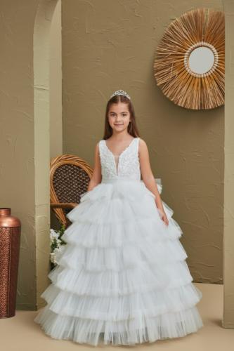 فستان بناتي من 7 سنوات الى 11 سنه
