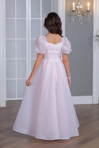 فستان بناتي بأربعة ألوان مختلفة 10 - 15 سنه