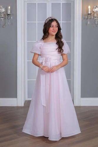 فستان بناتي بأربعة ألوان مختلفة 10 - 15 سنه