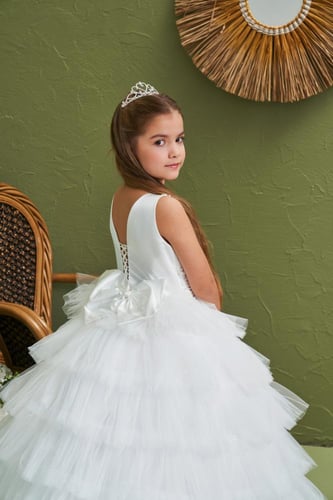 فستان بناتي من 7 سنوات الى 11 سنه