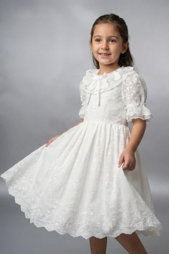 فستان بناتي من 4 الى 14 سنه