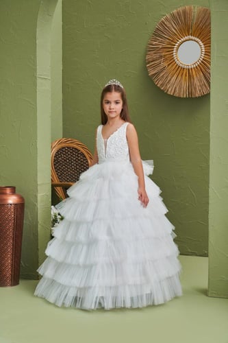 فستان بناتي من 7 سنوات الى 11 سنه