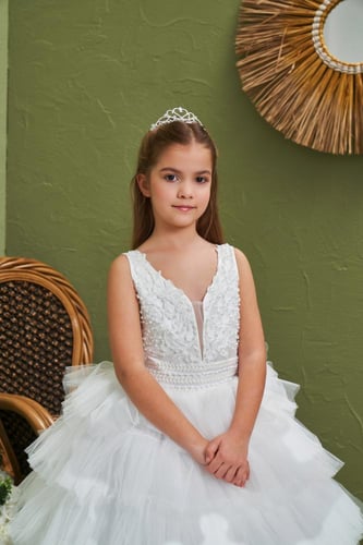 فستان بناتي من 7 سنوات الى 11 سنه