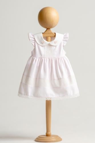 فستان ناعم قطني من 6 الى 24 شهر