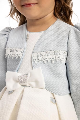 فستان مواليد تركي بجاكيت 6 - 24 شهر