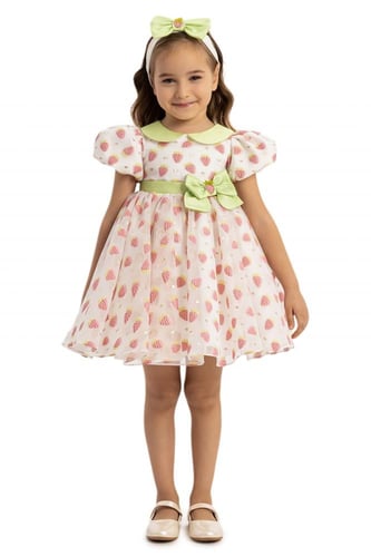 فستان مواليد تركي فرائحي 6 - 24 شهر