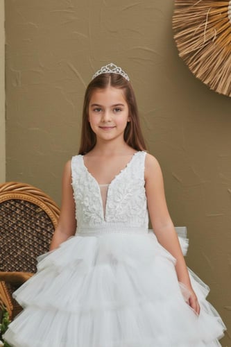 فستان بناتي من 7 سنوات الى 11 سنه