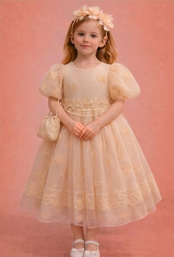 فستان بناتي من سنه إلى 6 سنوات