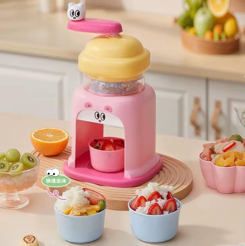 صنع الثلج المبشور