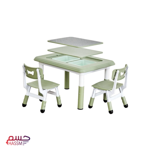 طاولة تركيبات مع 2 كرسي