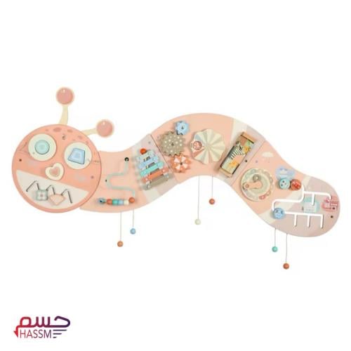 حائط يرقة خشبي