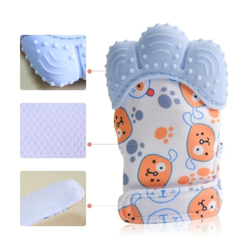 قفازين عضاضة للمواليد