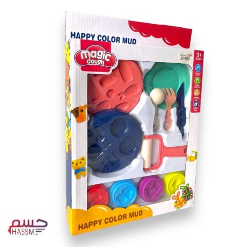 صلصال مع قالب