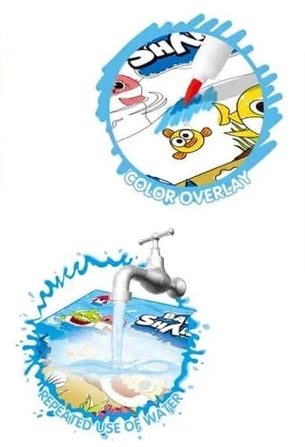 سجادة تلوين قابلة للغسل